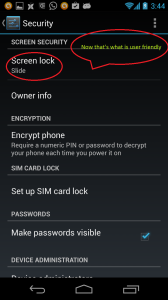 User (Laziness) Friendly